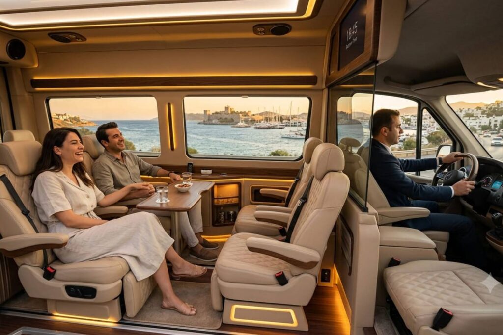 Bodrum koyunda geleneksel tekneler