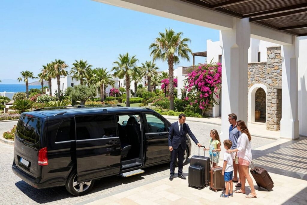 Bodrum sahilindeki konaklama ve tatil alanı
